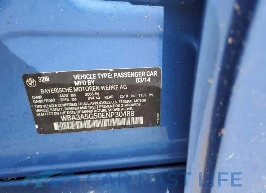 WBA3A5G50ENP30488# 12