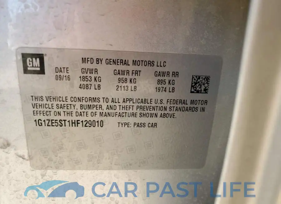 1G1ZE5ST1HF129010# 12