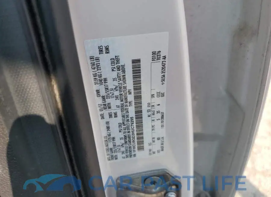 1FMCU9GD3HUC79295# 14