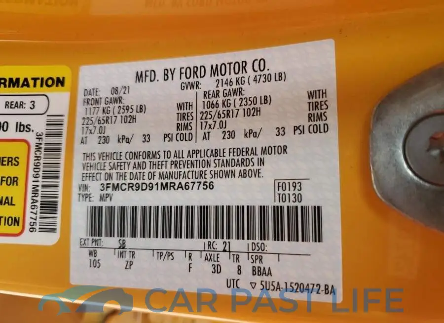 3FMCR9D91MRA67756# 13