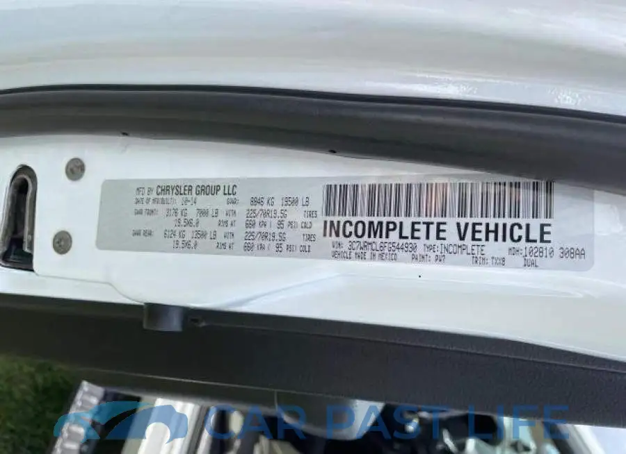 3C7WRMCL6FG544930# 10