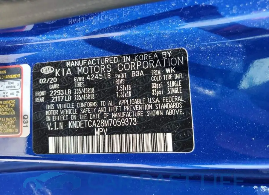 KNDETCA28M7059373# 12
