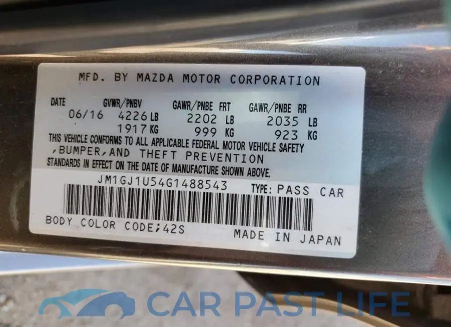 JM1GJ1U54G1488543# 12