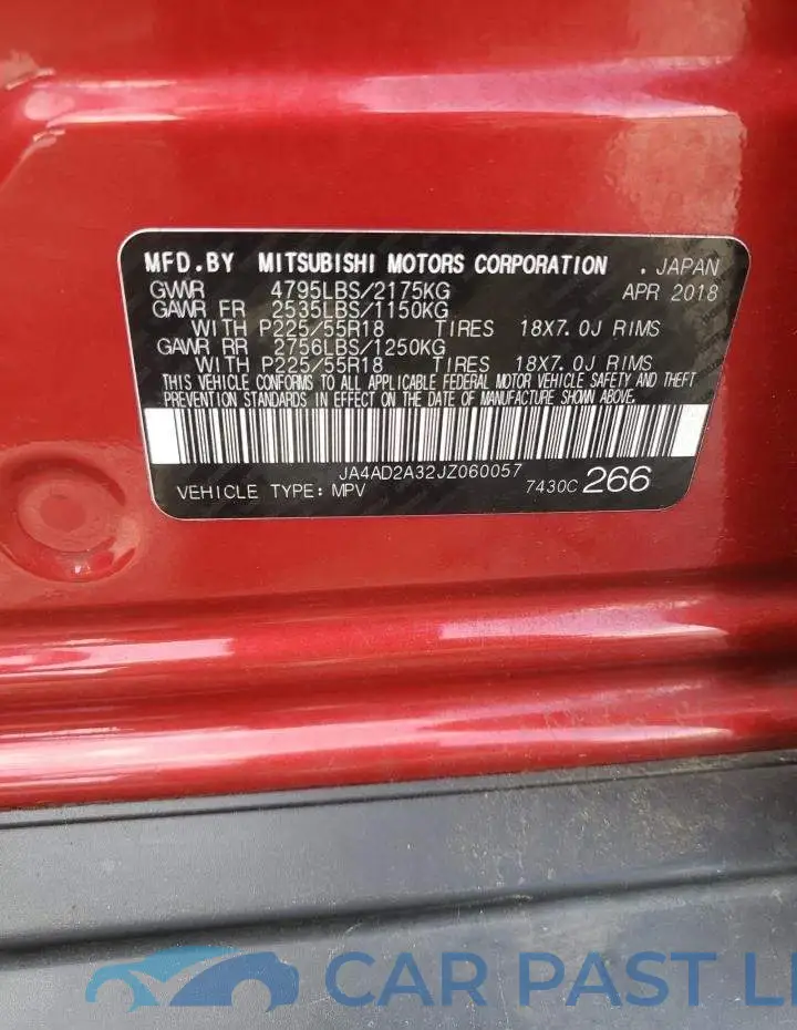 JA4AD2A32JZ060057# 12