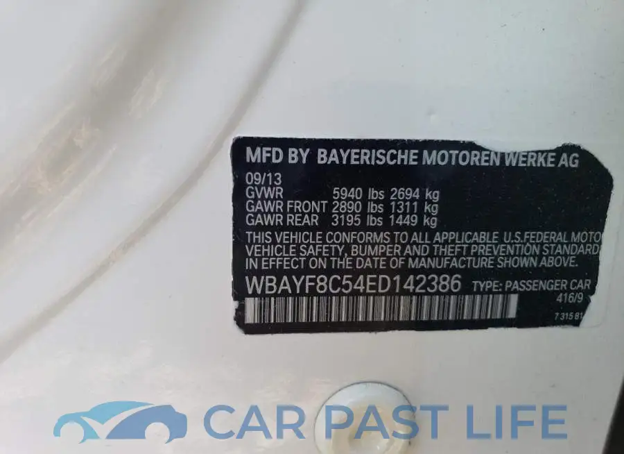 WBAYF8C54ED142386# 12