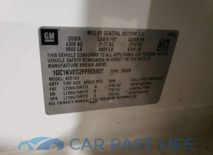 1GC1KVEG2FF565907# 12