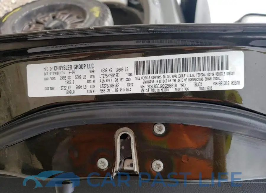 3C6UR5CJ0EG288010# 12