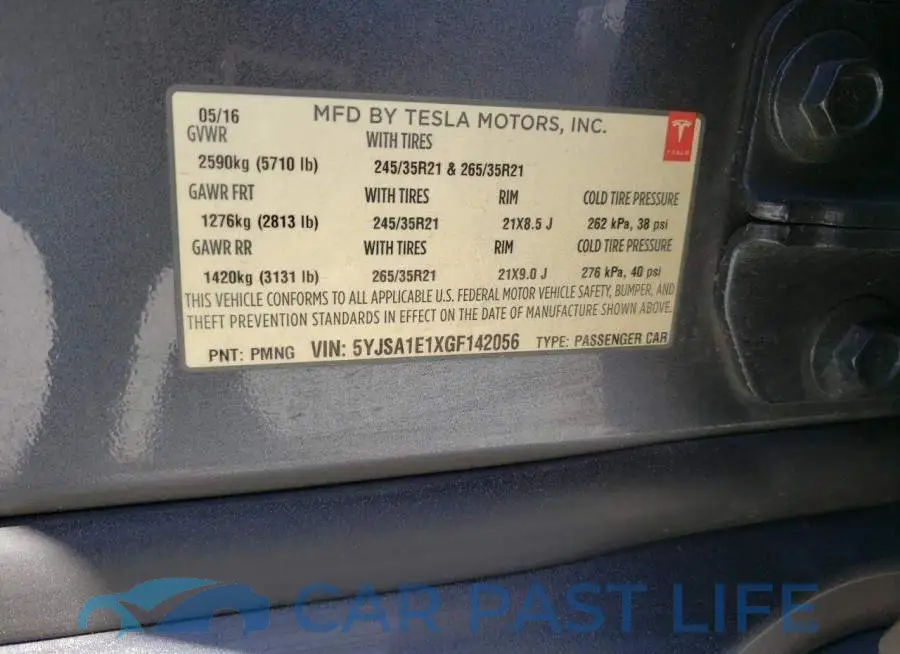 5YJSA1E1XGF142056# 12