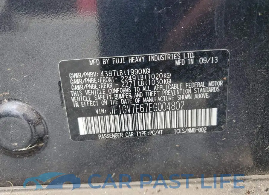 JF1GV7E67EG004802# 12