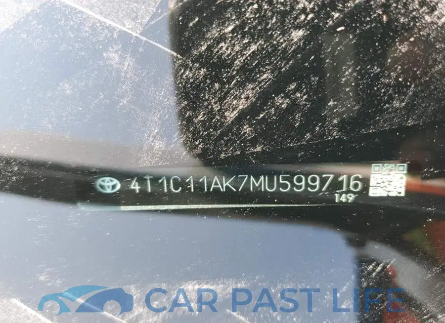 4T1C11AK7MU599716# 12
