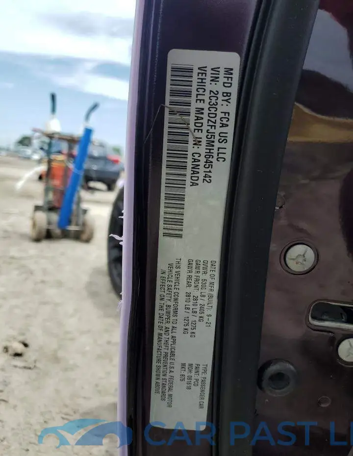 2C3CDZFJ5MH645142# 13