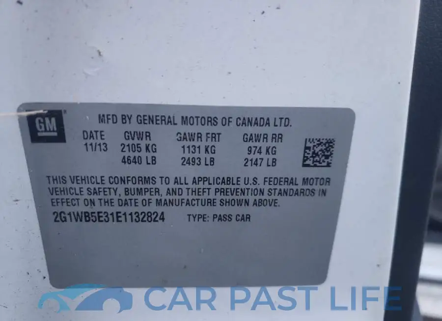 2G1WB5E31E1132824# 10