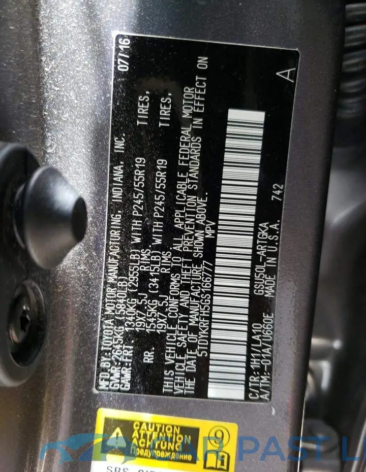5TDYKRFH5GS166777# 13