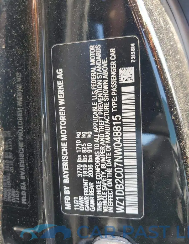 WZ1DB2C07NW048815# 12