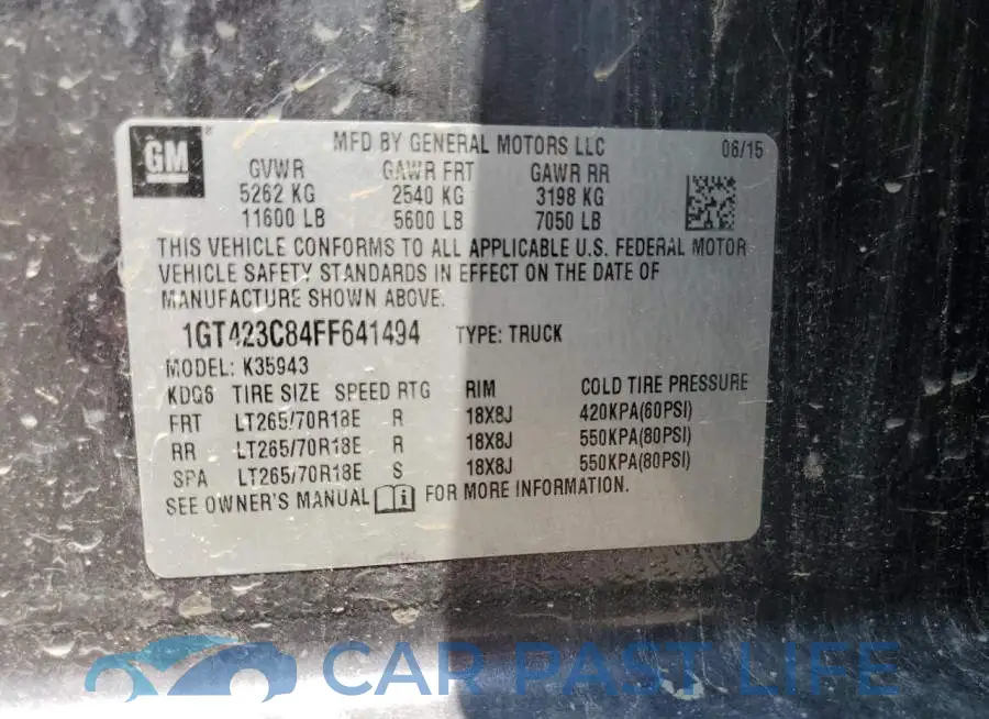 1GT423C84FF641494# 12