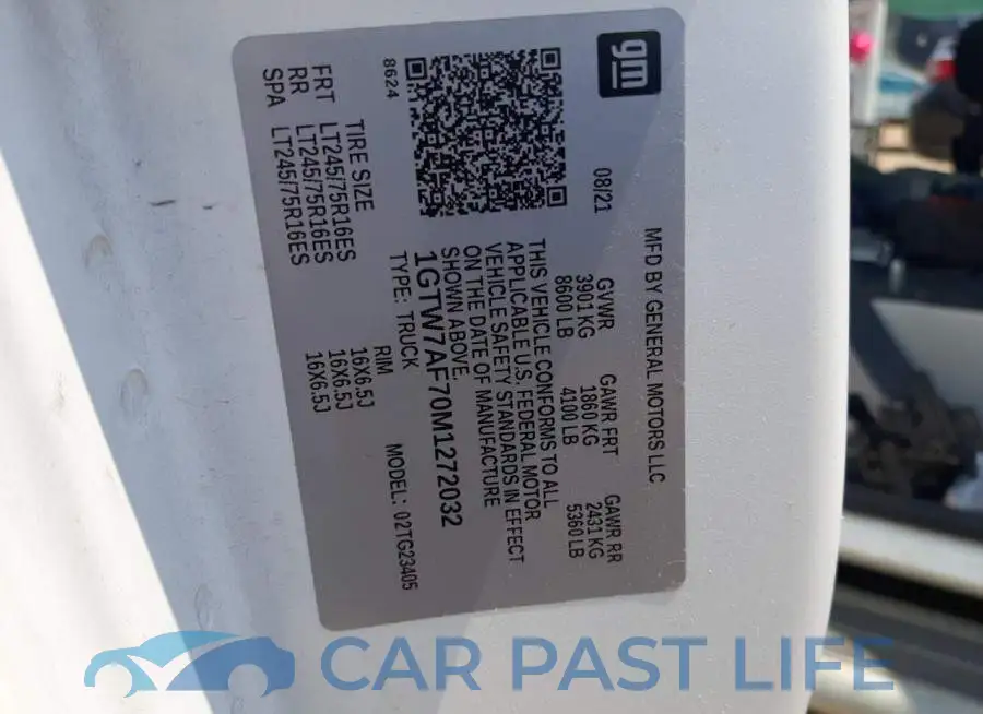 1GTW7AF70M1272032# 13
