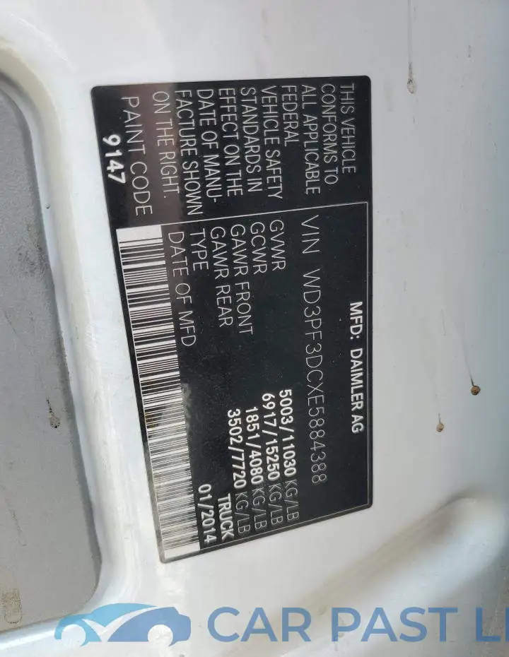 WD3PF3DCXE5884388# 13