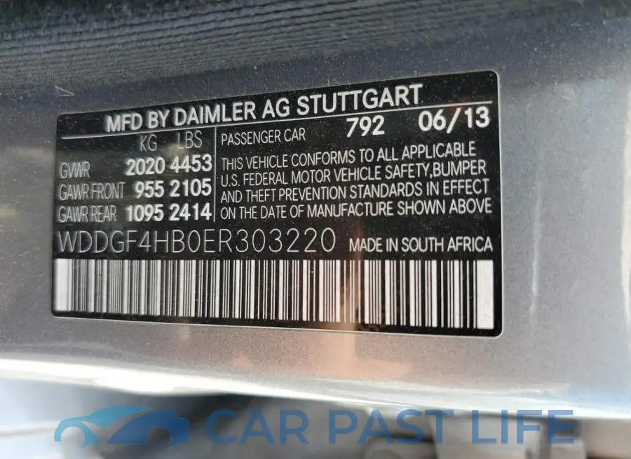 WDDGF4HB0ER303220# 12