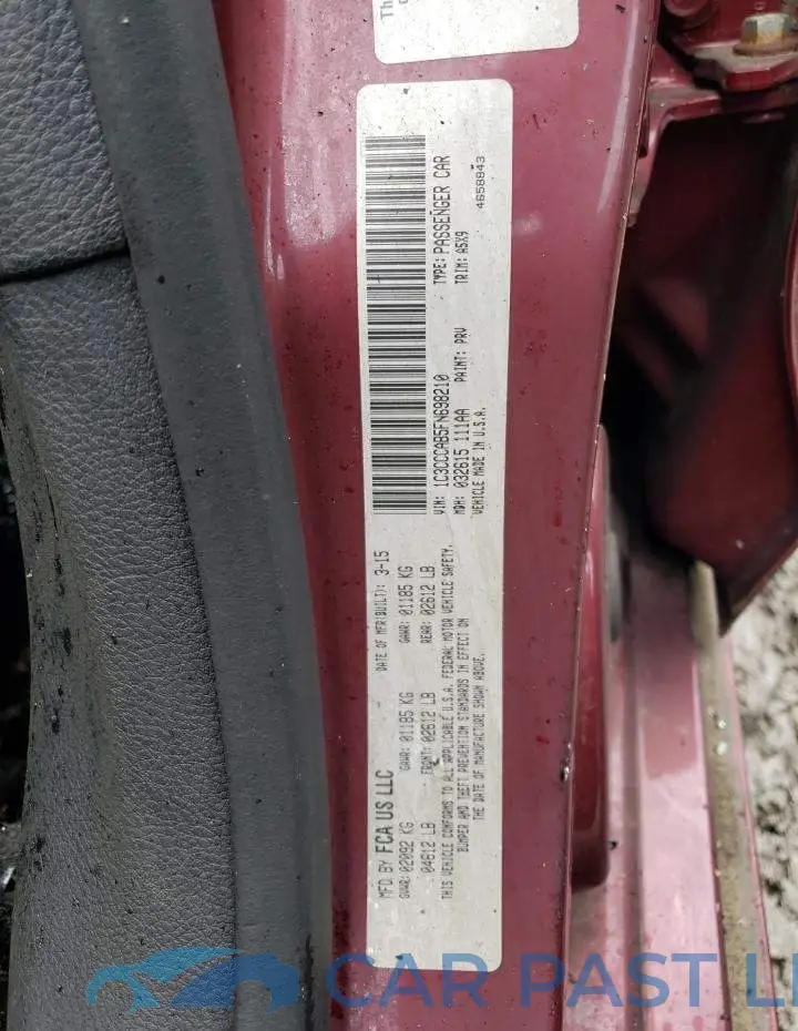1C3CCCAB5FN698210# 12