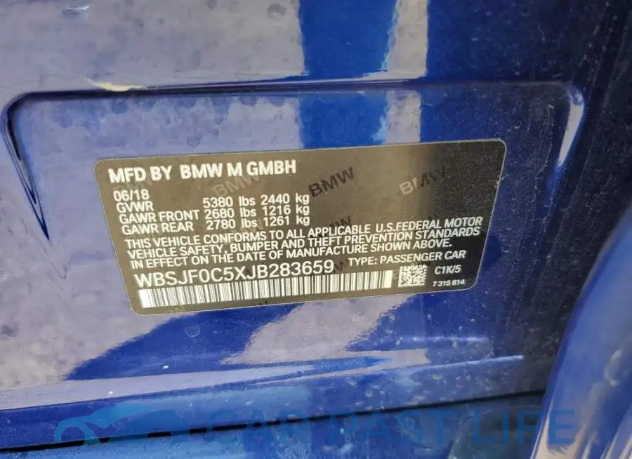 WBSJF0C5XJB283659# 12