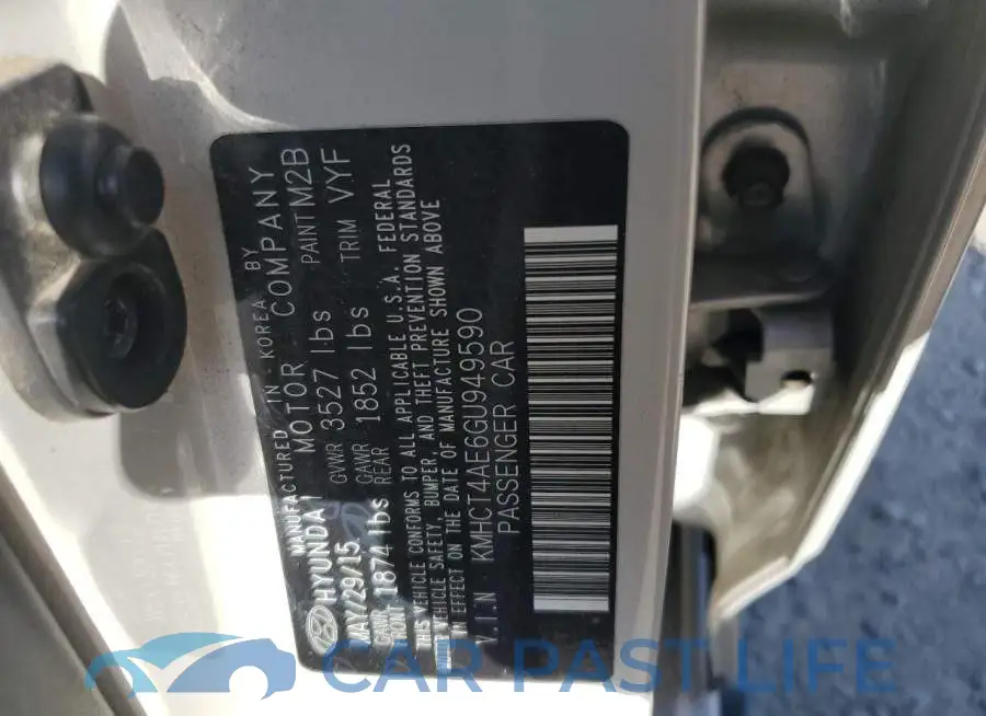 KMHCT4AE6GU949590# 12