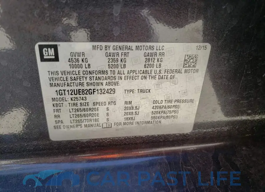 1GT12UE82GF132429# 12