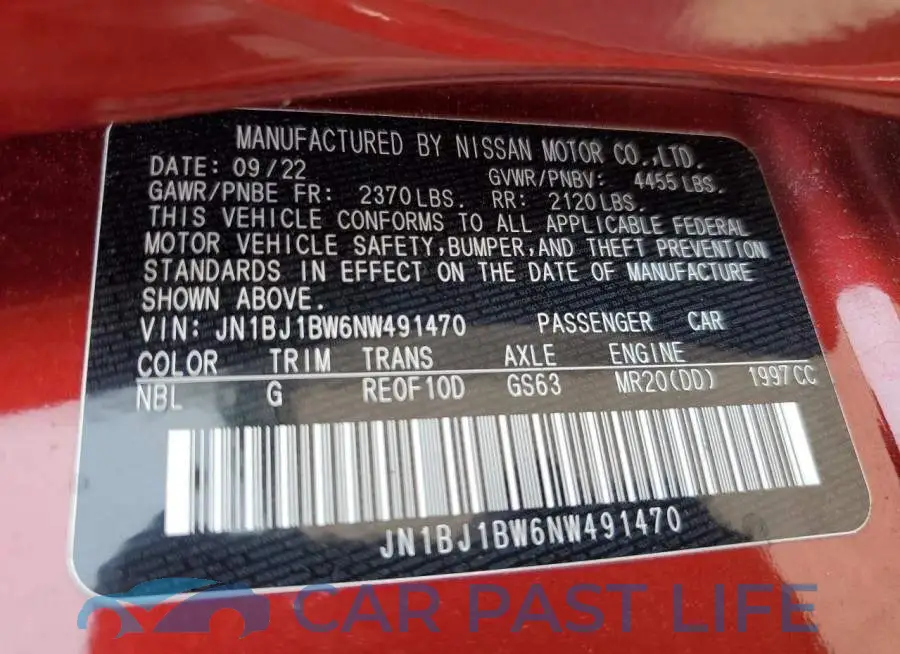 JN1BJ1BW6NW491470# 13
