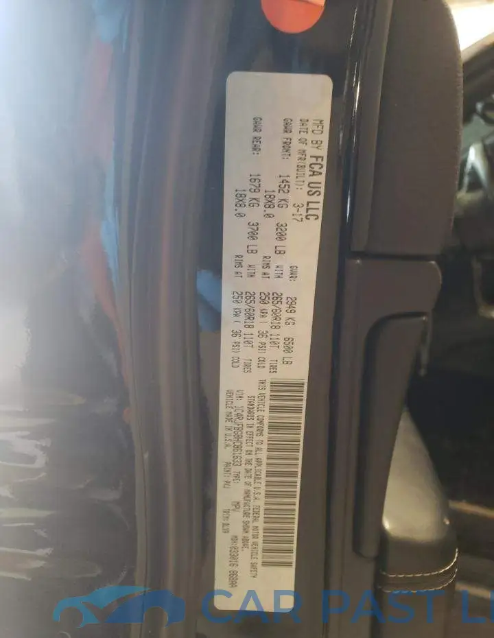 1C4RJFBG8HC861633# 13