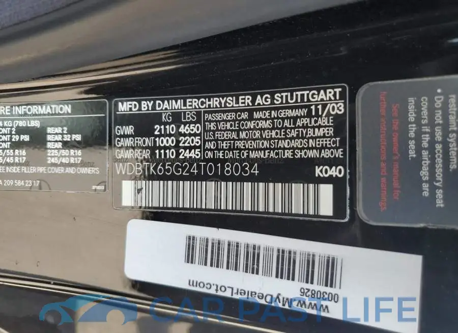 WDBTK65G24T018034# 12