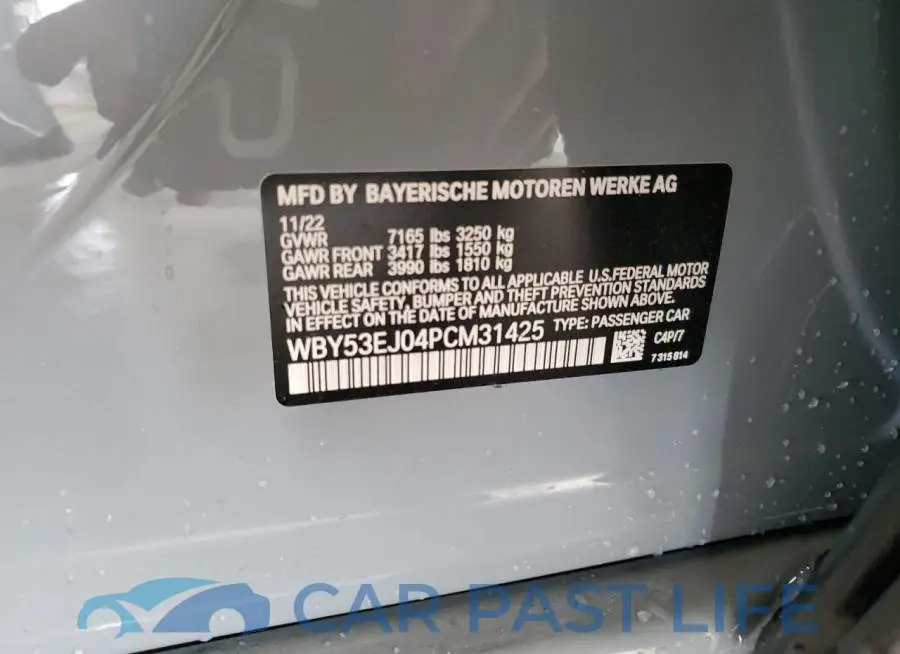 WBY53EJ04PCM31425# 13