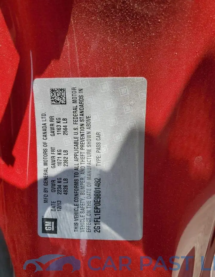 2G1FL1EP0E9801482# 12