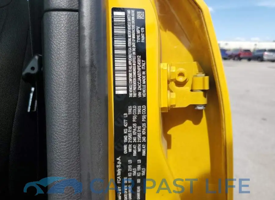 ZACCJAAB7HPE45812# 13