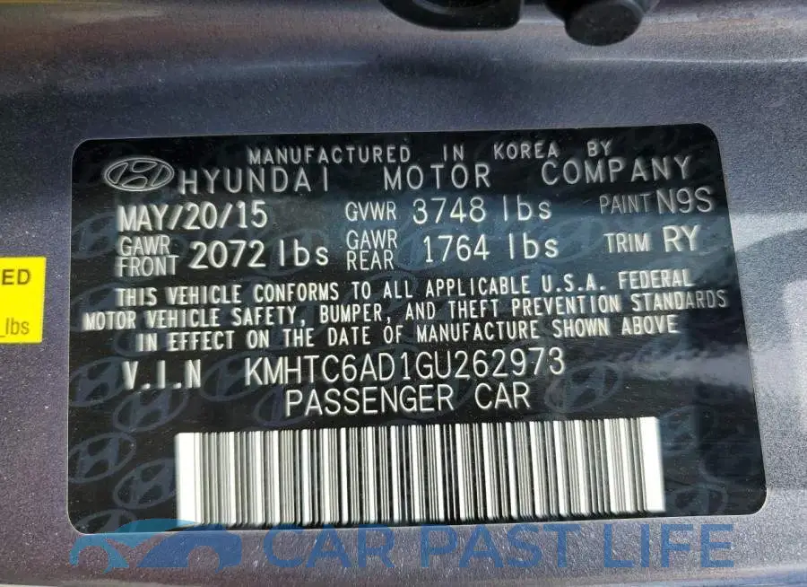 KMHTC6AD1GU262973# 12