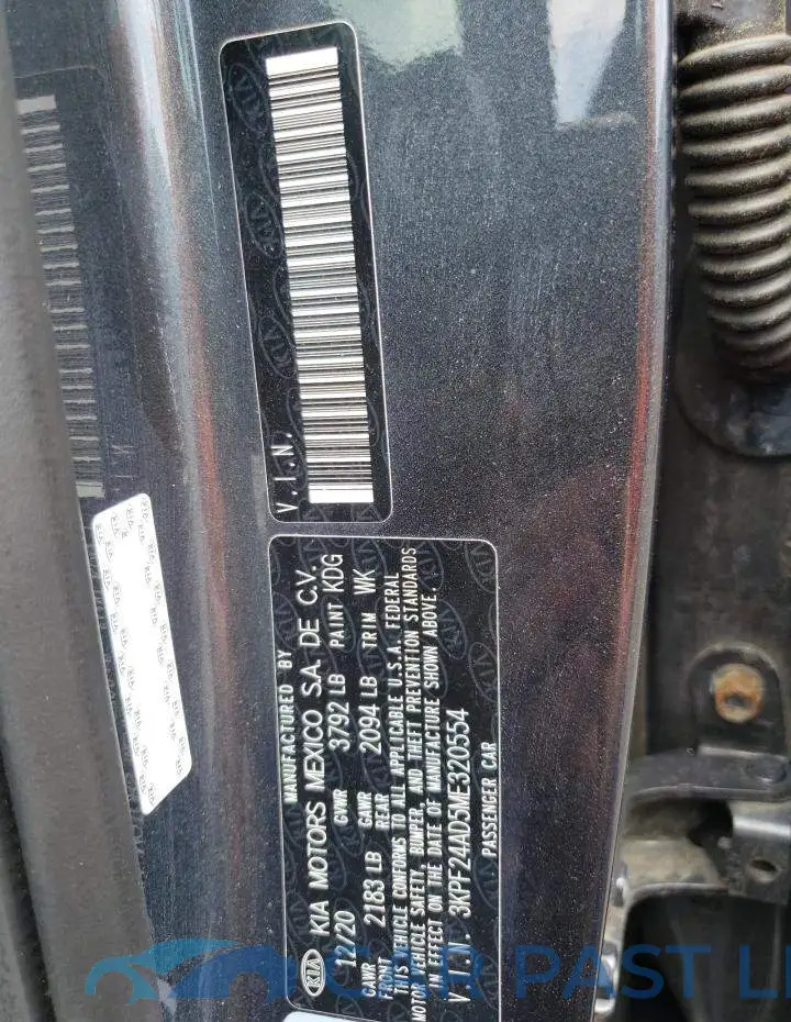 3KPF24AD5ME320554# 12
