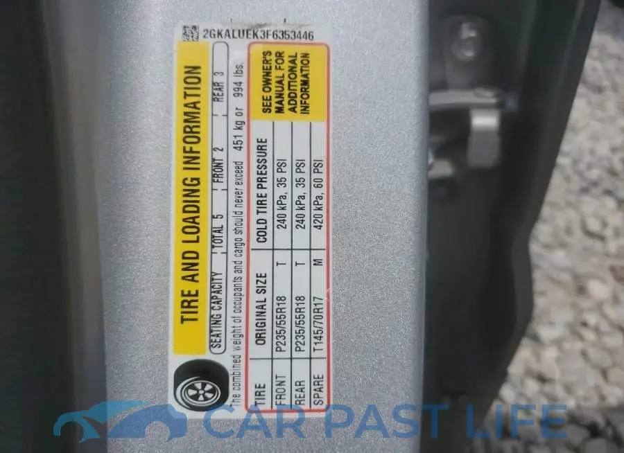 2GKALUEK3F6353446# 13