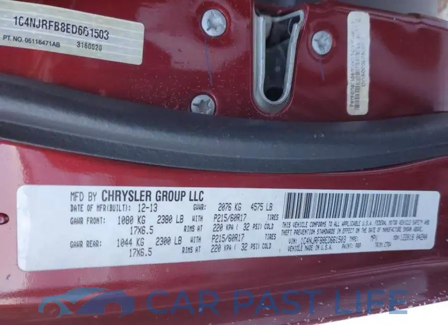 1C4NJRFB8ED661503# 13