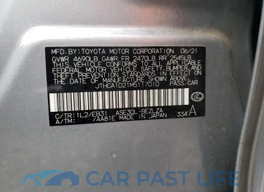 JTHCA1D21M5117010# 12