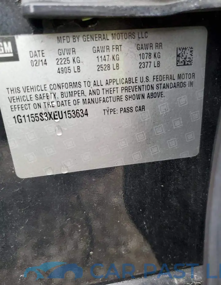 1G1155S3XEU153634# 12
