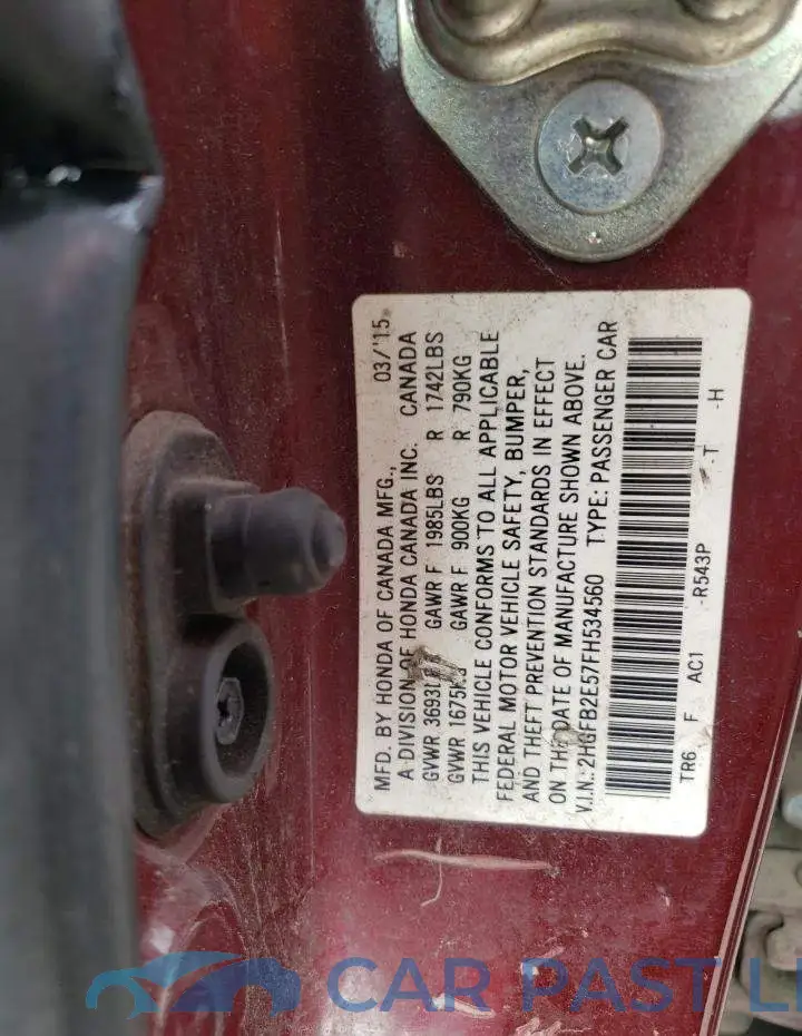 2HGFB2E57FH534560# 12