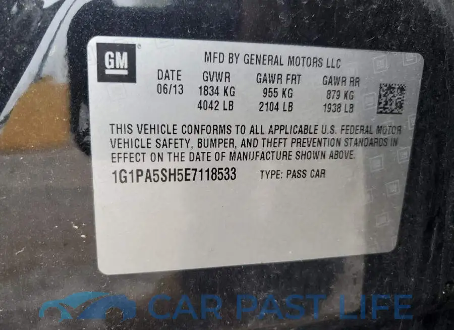 1G1PA5SH5E7118533# 13