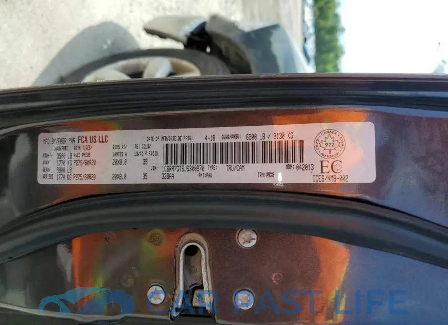 1C6RR7GT6JS300970# 12