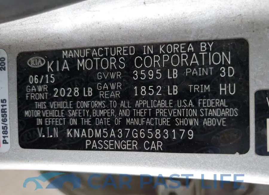 KNADM5A37G6583179# 12