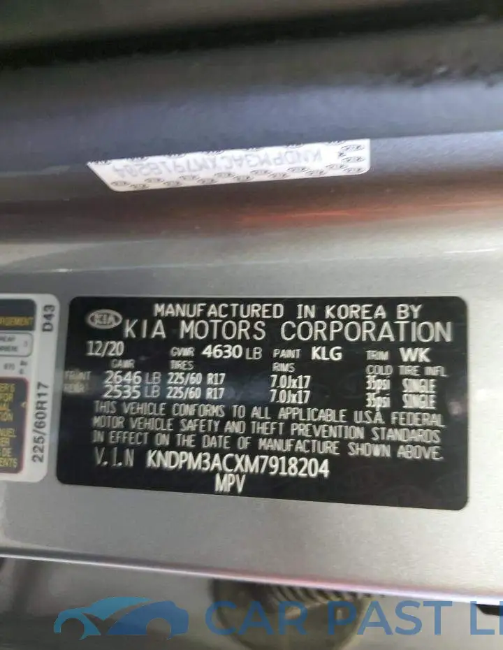 KNDPM3ACXM7918204# 13