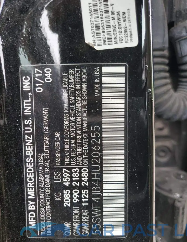 55SWF4JB4HU206255# 12