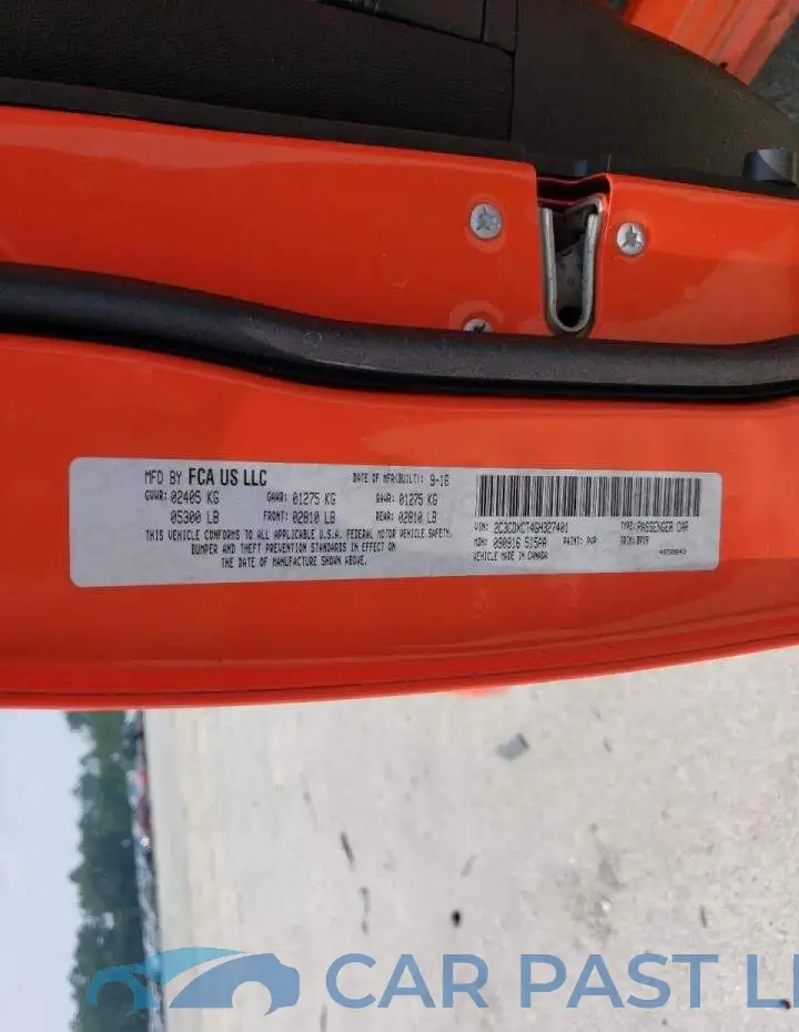 2C3CDXCT4GH327401# 12