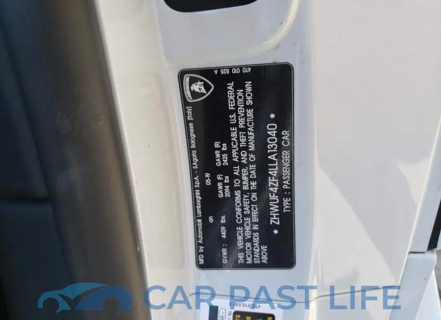 ZHWUF4ZF4LLA13040# 12