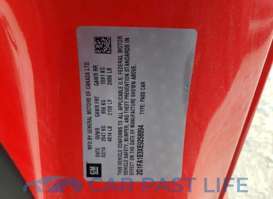 2G1FA1E3XE9258094# 12