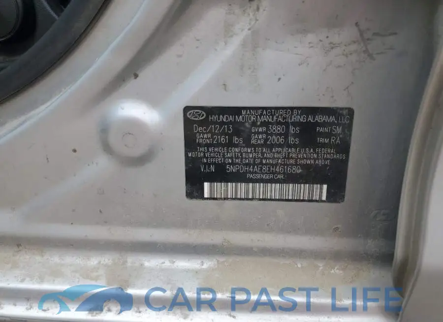 5NPDH4AE8EH461680# 12