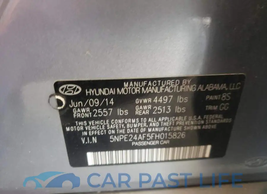 5NPE24AF5FH015826# 12