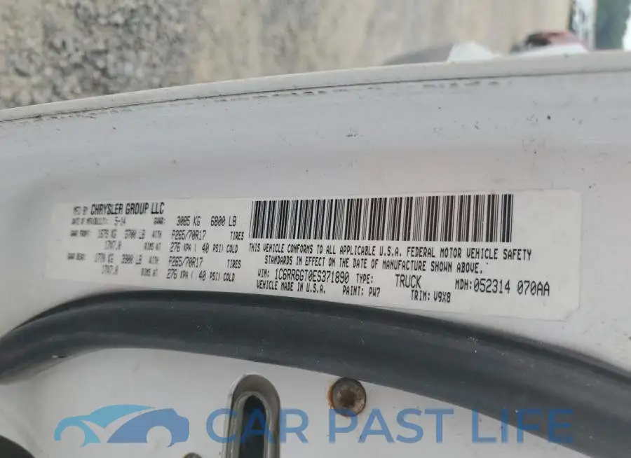 1C6RR6GT0ES371890# 12